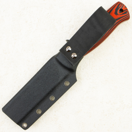 Нож OWL Hoot F, N690 Cryo, G10 Black/Red, Kydex