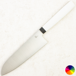 Нож Сантоку OWL SA160 F, N690 Cryo, G10 White