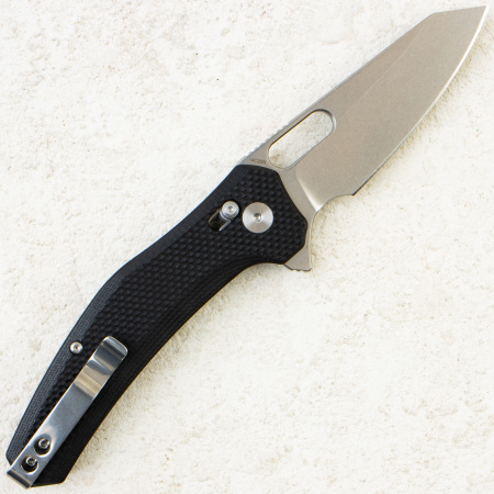 Нож QSP Emu, Stonewashed 14C28N, Coarse G10 Black, QS164-C1 Нож QSP Emu, Stonewashed 14C28N, Coarse G10 Black, QS164-C1