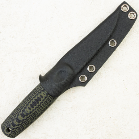 Нож OWL North XS F, N690 Cryo, G10 Black/Olive Handle, Kydex