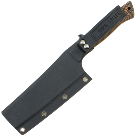Нож OWL S120 F, N690 Cryo, G10 Black/Orange Handle, Kydex