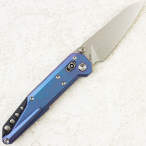 Нож NOC Knives Dark Feather 2.0, M390, Titanium Blue Handle, MT-2702 Нож NOC Knives Dark Feather 2.0, M390, Titanium Blue Handle, MT-2702