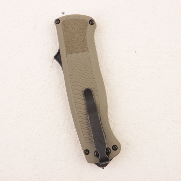 Нож Benchmade Shootout, Drop-Point, Cruwear, Ranger Green Grivory Handle, 5371BK-01