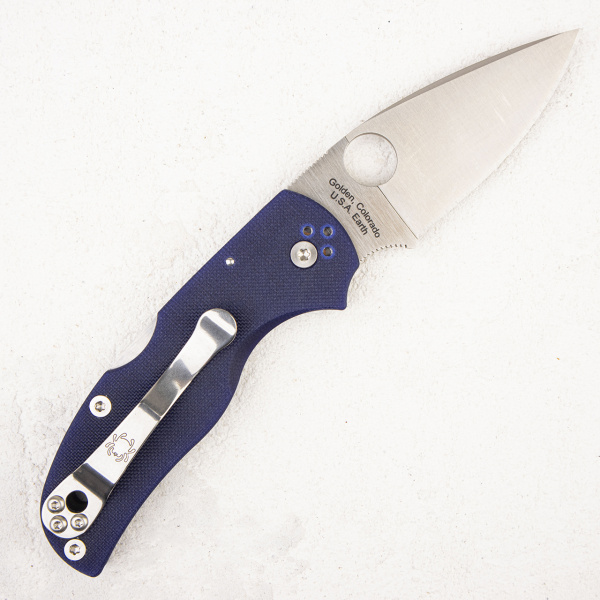 Нож Spyderco Native 5 Lockback Blue - складной туристические ножи из стали
