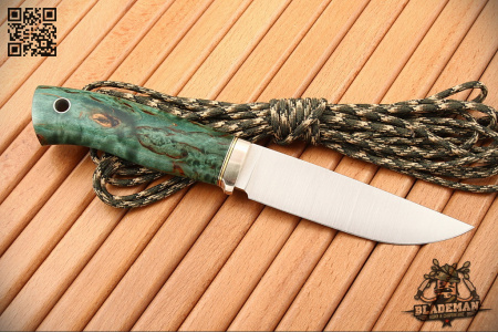 Южный Крест - Гризли, Карельская береза Малахит, M390 - купить в интернет-магазине Blademan