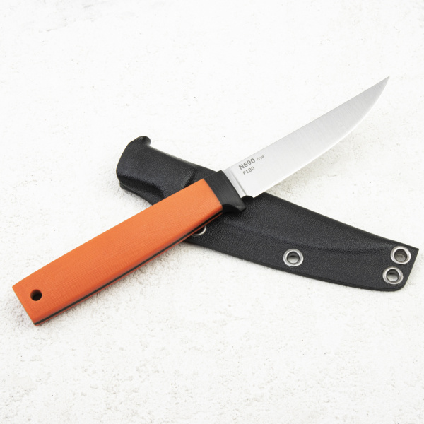 Нож OWL F100, N690 Cryo, G10 Orange - купить в интернет-магазине Blademan