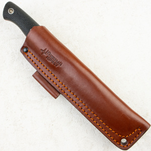 Нож Южный Крест Бушкрафт, Elmax, Convex, Micarta Black, Насечка, 218