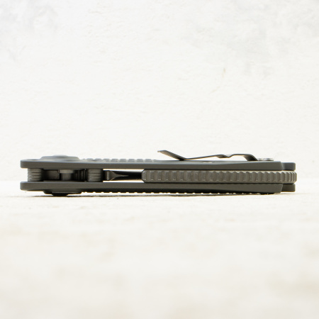 Нож Microtech Stitch Auto, Apocalyptic, M390, Aluminum Natural Clear Gray, 169-10 Нож Microtech Stitch Auto, Apocalyptic, M390, Aluminum Natural Clear Gray, 169-10