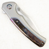 Нож WE Knife Ziffius Flipper & Thumb Stud & Button Lock Knife Gray Titanium Handle With Flamed Titanium Integral Spacer. LIMITED EDITION, WE22024D-4 Нож WE Knife Ziffius Flipper & Thumb Stud & Button Lock Knife Gray Titanium Handle With Flamed Titanium Integral Spacer. LIMITED EDITION, WE22024D-4 - купить в интернет-магазине Blademan