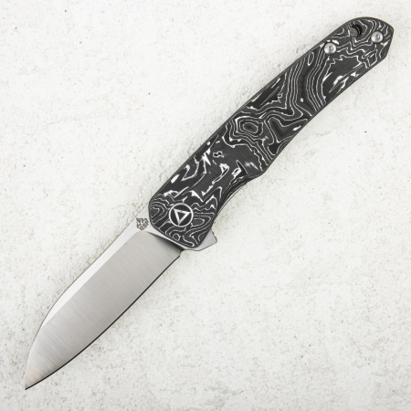Нож QSP Otter, CPM S35VN, Aluminium Foil Carbon Fiber