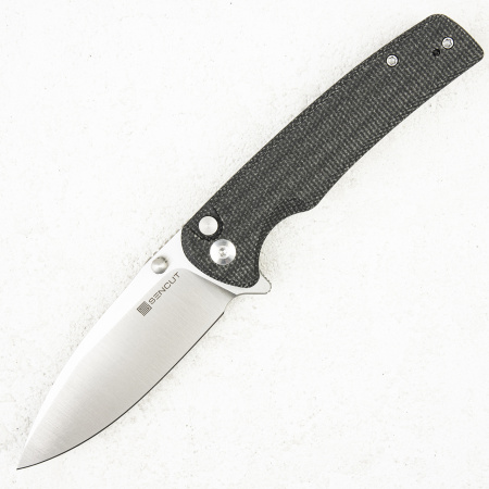 Нож Sencut Sachse Button Lock, 9Cr18MoV, Micarta Black