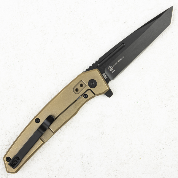 Нож Ontario Ti 22 Equinox, S35VN Tanto, Titanium Bronze, 09805