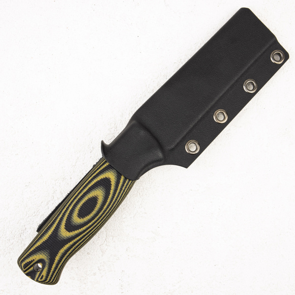 Нож OWL Hoot F, N690 Cryo, G10 Black-Yellow, Kydex Classic - купить в интернет-магазине Blademan