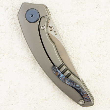 Нож Maxace YU, Bohler M390, Titanium Orange Peel Нож Maxace YU, Bohler M390, Titanium Orange Peel