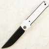 Нож Petrified Fish Tena, D2, Black Stonewash, G10 White Handle, PFB04WDW