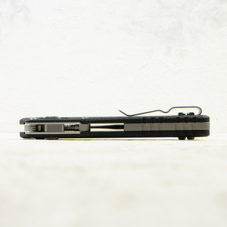 Нож Microtech MSI, Stonewash, M390, G10 Fluted Black, 210-10 Нож Microtech MSI, Stonewash, M390, G10 Fluted Black, 210-10