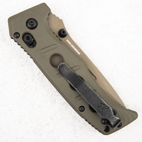Нож Benchmade MINI ADAMAS, CPM CruWear, G10 Olive, 273FE-2