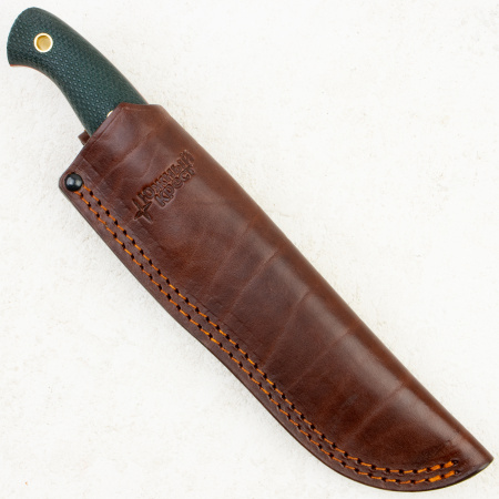 Нож Южный Крест Нессмук Норд Хантер, VG10, Конвекс, Микарта Изумруд, Насечка