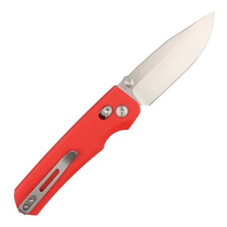 Нож Remette Aurora, 14C28N, G10 Red Handle, AURA-G4