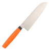 Нож Сантоку OWL SA160 F, N690 Cryo, G10 Orange Handle