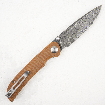 Нож CIVIVI Imperium, Damascus, Micarta Brown, C2107DS-1Нож CIVIVI Imperium, Damascus, Micarta Brown, C2107DS-1