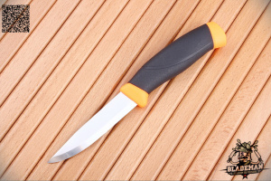 Нож Morakniv Companion F Orange, нержавеющая сталь - купить в интернет-магазине Blademan