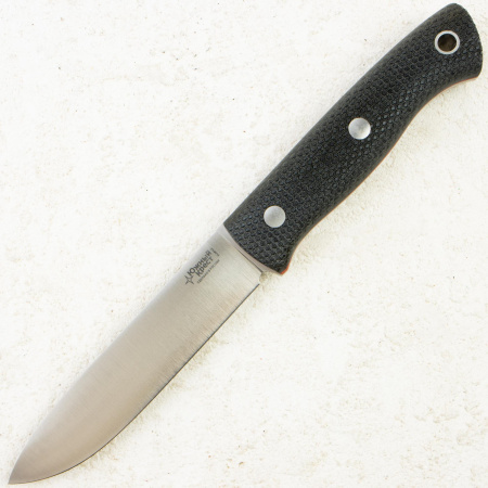 Нож Южный Крест Бушкрафт, Elmax, Convex, Micarta Black, Насечка, 218