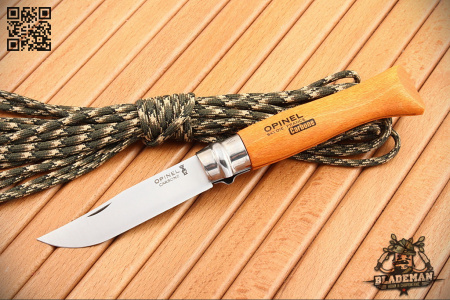 Нож Opinel №9, Углеродистая сталь, Бук, Блистер - купить в интернет-магазине Blademan