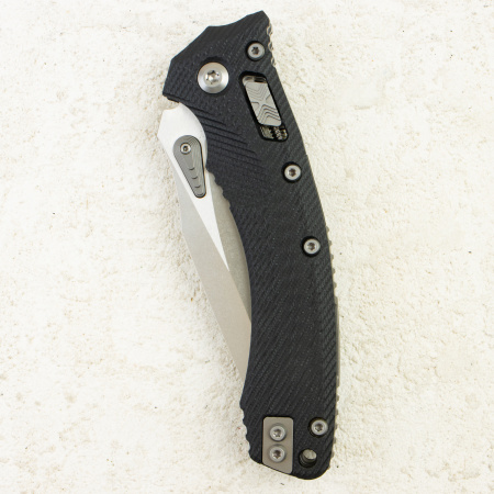 Нож Microtech Amphibian RAM-LOK, Stonewash, M390, G10 Fluted Black, 137RL-10 FLGTBK Нож Microtech Amphibian RAM-LOK, Stonewash, M390, G10 Fluted Black, 137RL-10 FLGTBK