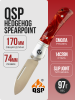 Нож QSP Hedgehog Spearpoint, Satin 14C28N, Resin Brown/Black, QS142SP-C Нож QSP Hedgehog Spearpoint, Satin 14C28N, Resin Brown/Black, QS142SP-C