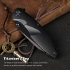 Нож Remette Cool Whale, M390, Titanium Black Handle, RTCL-T4