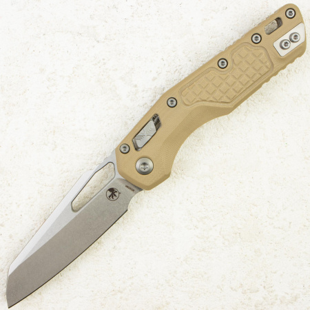 Нож Microtech MSI, Stonewash, M390, G10 Frag Tan, 210-10