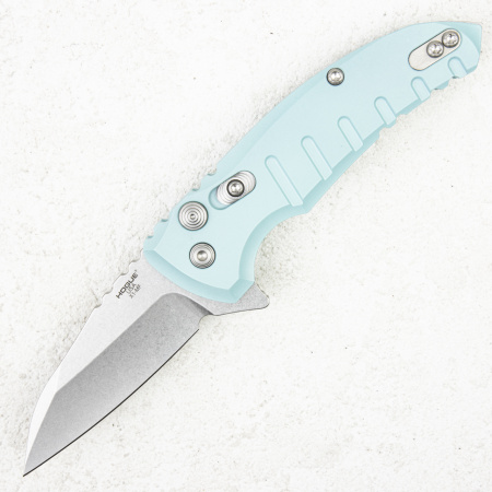 Нож Hogue X1 MicroFlip, CPM 154, Aluminum Aquamarine