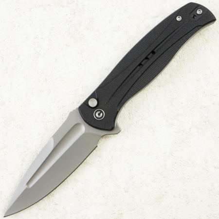 Нож CIVIVI Incindie, Stonewashed, 14C28N, G10 Black Handle, C23053-3