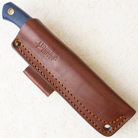 Нож Южный Крест Fang L, VG-10, Micarta Blue, Насечка