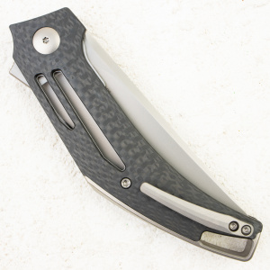Нож WE Knife Speedliner, CPM 20CV, Twill Carbon Fiber / Titanium Handle - складной туристические ножи из стали Нож WE Knife Speedliner, CPM 20CV, Twill Carbon Fiber / Titanium Handle - складной туристические ножи из стали