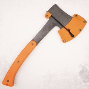 Топор WKL, 8xhft, G10 Crazy Fiber Orange - купить в интернет-магазине Blademan