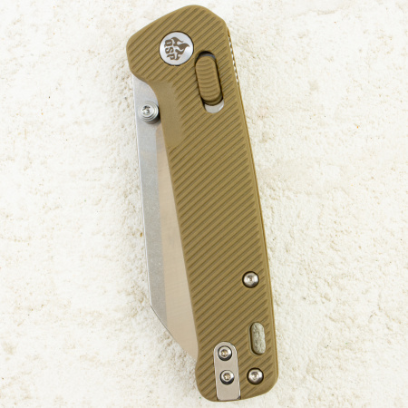 Нож QSP Penguin V2 Glyde Lock, Stonewash-Satin, 14C28N, FRN Khaki Handle, QS130GL-C1 Нож QSP Penguin V2 Glyde Lock, Stonewash-Satin, 14C28N, FRN Khaki Handle, QS130GL-C1