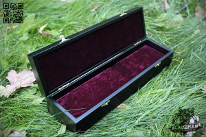 Dubox Шкатулка из МДФ и Березы, Бордо - купить в интернет-магазине Blademan