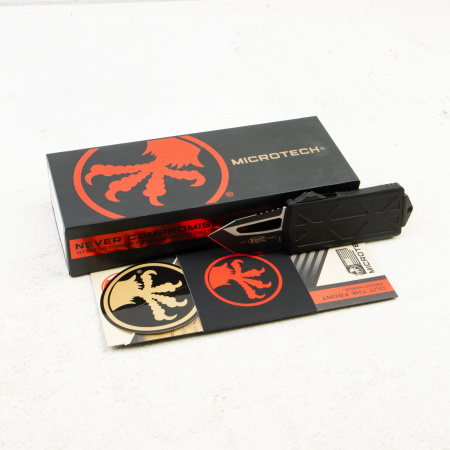 Нож Microtech Exocet, Tactical, CTS-204P, Aluminum Black, 158-1 T Нож Microtech Exocet, Tactical, CTS-204P, Aluminum Black, 158-1 T