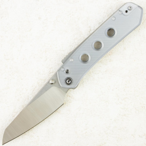 Нож CIVIVI Vision FG with Thumb Stud, Satin Nitro-V, Polished Clear Lexan Handle, C22036-7 - складной туристические ножи из стали Нож CIVIVI Vision FG with Thumb Stud, Satin Nitro-V, Polished Clear Lexan Handle, C22036-7 - складной туристические ножи из стали