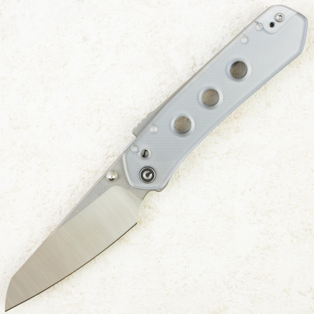 Нож CIVIVI Vision FG with Thumb Stud, Satin Nitro-V, Polished Clear Lexan Handle, C22036-7 Нож CIVIVI Vision FG with Thumb Stud, Satin Nitro-V, Polished Clear Lexan Handle, C22036-7 - купить в интернет-магазине Blademan