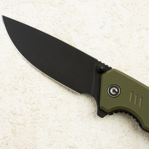 Нож CIVIVI Merit, Black Stonewashed 14C28N, G10 OD Green Handle, C24012-2 Нож CIVIVI Merit, Black Stonewashed 14C28N, G10 OD Green Handle, C24012-2