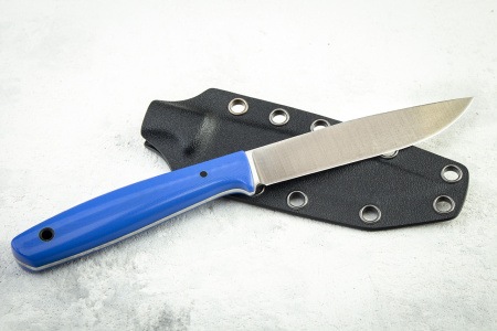 Нож Apus Knives Toothpick, K110, G10 Blue, Kydex Black