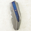 Нож WE Knife Coral, Bead Blasted, CPM 20CV, Titanium Gray/Timascus Handle, WE24044-4
