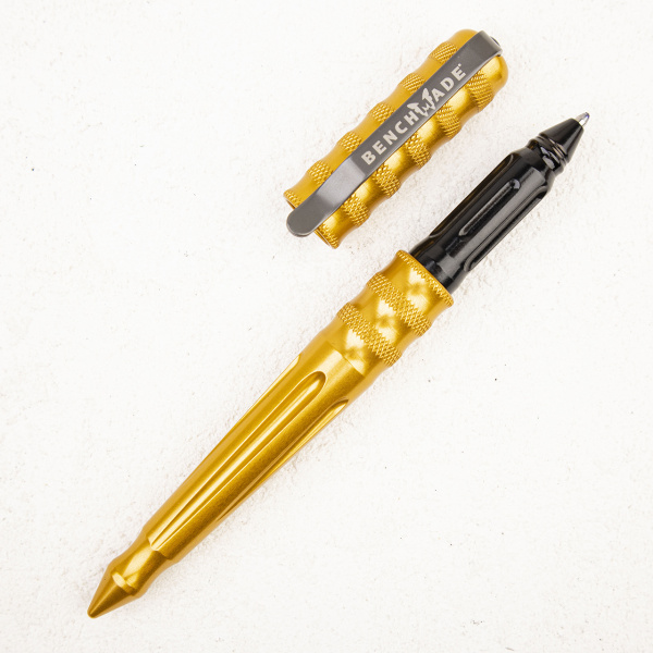 Тактическая ручка Benchmade 1100-9 Gold, Blue Ink - купить в интернет-магазине Blademan