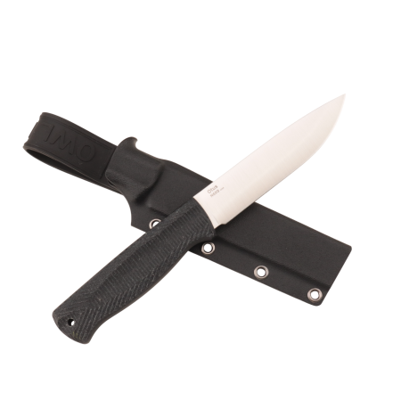 Нож OWL Otus F, N690 Cryo, Micarta Black Handle, Kydex