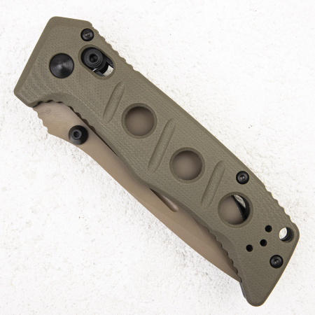 Нож Benchmade MINI ADAMAS, CPM CruWear, G10 Olive, 273FE-2 Нож Benchmade MINI ADAMAS, CPM CruWear, G10 Olive, 273FE-2