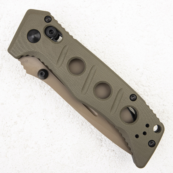 Нож Benchmade MINI ADAMAS, CPM CruWear, G10 Olive, 273FE-2