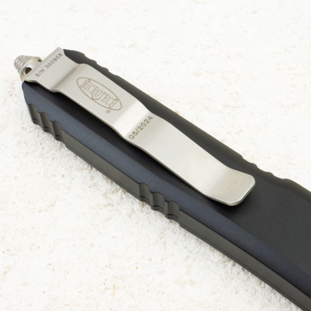 Нож Microtech Ultratech, Stonewash, M390, Aluminium Black, 123-10